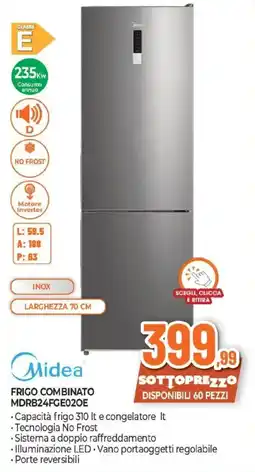 Expert Midea FRIGO COMBINATO MDRB24FGE020E offerta