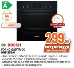 Expert BOSCH FORNO ELETTRICO HBF133BA1 offerta