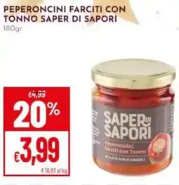 Pan Peperoncini farciti con tonno SAPER DI SAPORI offerta