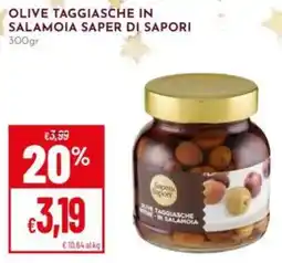 Pan Olive taggiasche in salamoia SAPER DI SAPORI offerta