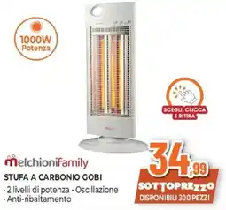 Expert Melchionifamily stufa a carbonio gobi offerta
