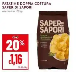 Pan Patatine doppia cottura SAPER DI SAPORI offerta