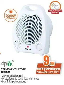 Expert dpm TERMOVENTILATORE GFH801 offerta