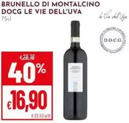 Pan Brunello di montalcino docg LE VIE DELL'UVA offerta