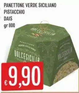 IperSisa Panettone verde siciliano pistacchio dais offerta