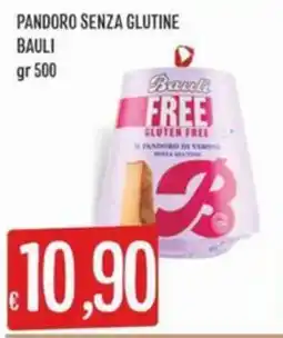 IperSisa Pandoro senza glutine BAULI offerta
