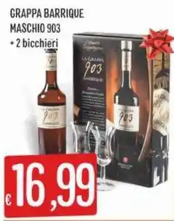 IperSisa Grappa barrique MASCHIO 903 offerta