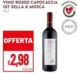 Pan Vino rosso capocaccia igt SELLA & MOSCA offerta