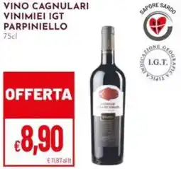 Pan Vino cagnulari vinimiei igt PARPINIELLO offerta