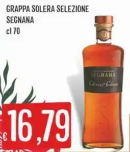 IperSisa Grappa solera selezione SEGNANA offerta