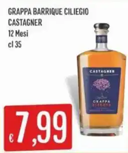 IperSisa Grappa barrique ciliegio CASTAGNER offerta