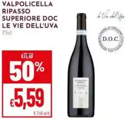 Pan Valpolicella ripasso superiore doc le vie dell'uva offerta