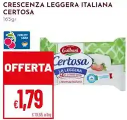 Pan Crescenza leggera italiana certosa offerta