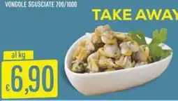 IperSisa Vongole sgusciate 700/1000 offerta