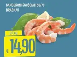 IperSisa Gamberoni sgusciati 50/70 brasmar offerta