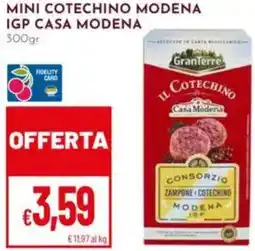 Pan Mini cotechino modena igp CASA MODENA offerta