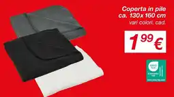 KiK Coperta in pile ca. 130x 160 cm offerta