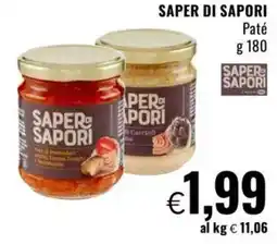 Famila SAPER DI SAPORI PER PORI Paté offerta