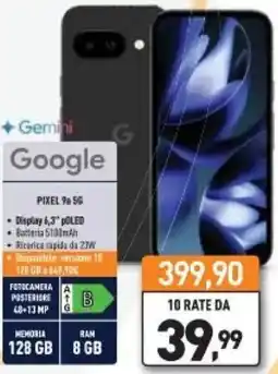 Unieuro Gemini Google Pixel offerta