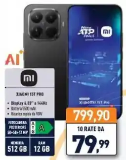 Unieuro XIAOMI 15T PRO offerta