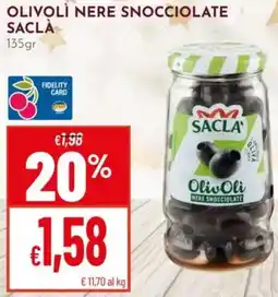 Pan Olivoli nere snocciolate SACLÀ offerta