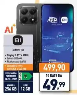Unieuro XIAOMI 15T offerta