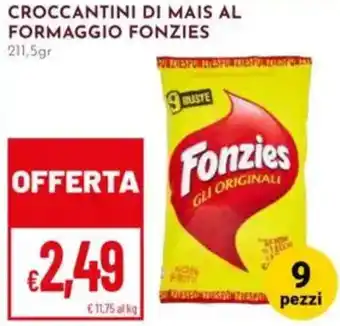 Pan Croccantini di mais al formaggio FONZIES offerta