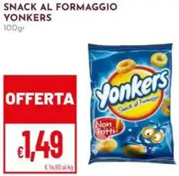 Pan Snack al formaggio YONKERS offerta