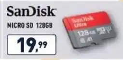 Unieuro SanDisk MICRO SD 128GB offerta