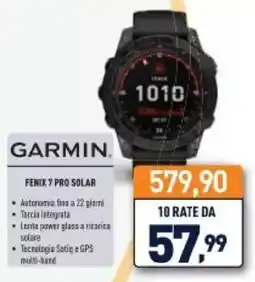 Unieuro Garmin fenix 7 pro solar offerta