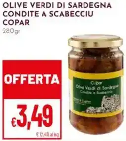 Pan Olive verdi di sardegna condite a scabecciu COPAR offerta