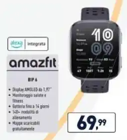 Unieuro amazfit BIP 6 offerta