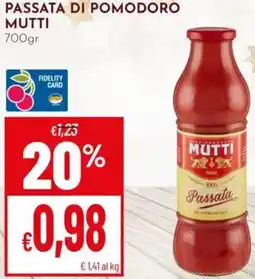 Pan Passata di pomodoro MUTTI offerta