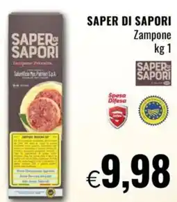 Famila SAPER DI SAPORI Zampone offerta