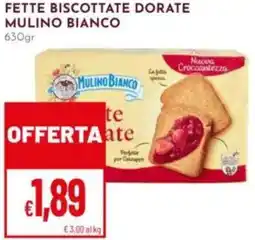 Pan Fette biscottate dorate MULINO BIANCO offerta