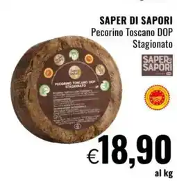 Famila SAPER DI SAPORI Pecorino Toscano DOP Stagionato offerta