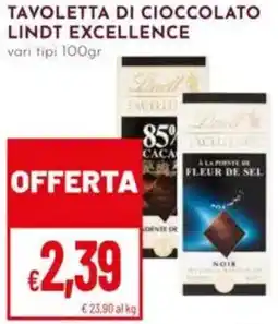 Pan Tavoletta di cioccolato LINDT EXCELLENCE offerta