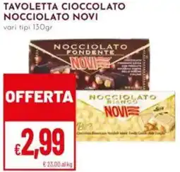 Pan Tavoletta cioccolato nocciolato NOVI offerta