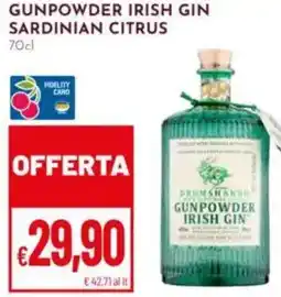 Pan Gunpowder irish gin sardinian citrus offerta