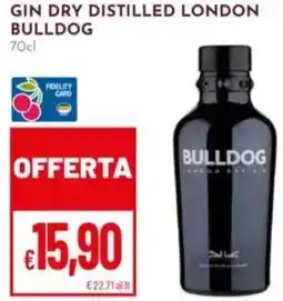 Pan Gin dry distilled london BULLDOG offerta