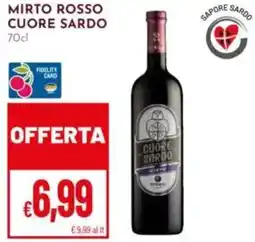 Pan Mirto rosso CUORE SARDO offerta