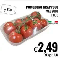 Famila Pomodoro grappolo vassoio offerta