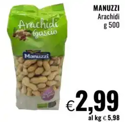 Famila MANUZZI Arachidi offerta