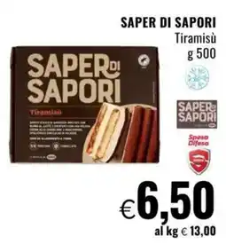 Famila SAPER DI SAPORI Tiramisù offerta