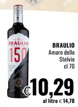 Famila BRAULIO Amaro dello Stelvio offerta