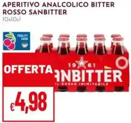 Pan Aperitivo analcolico bitter rosso SANBITTER offerta