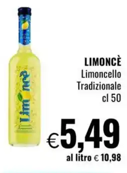 Famila LIMONCÈ Limoncello Tradizionale offerta