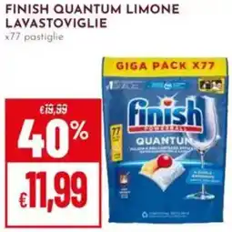 Pan Finish quantum limone lavastoviglie offerta