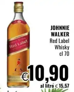 Famila JOHNNIE WALKER Red Label Whisky offerta