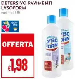 Pan Detersivo pavimenti LYSOFORM offerta